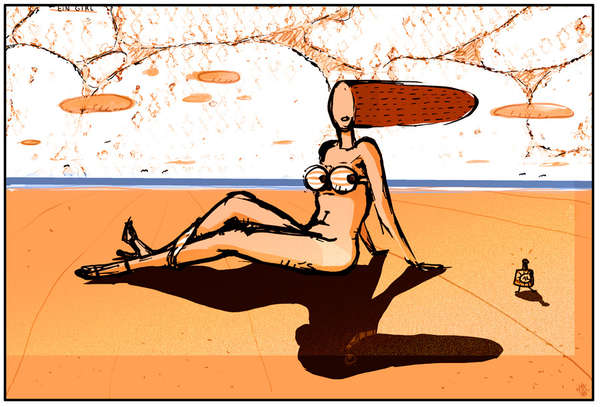 vergrößern Ein Schluck