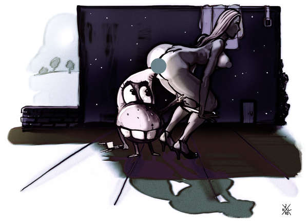 vergrößern Mond-Fan