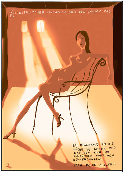 vergrößern Schneeflittchen