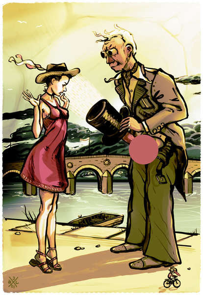 Überraschung am Hafen