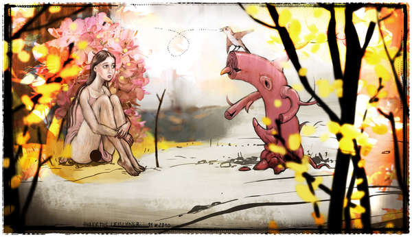 vergrößern Die Nachtigall