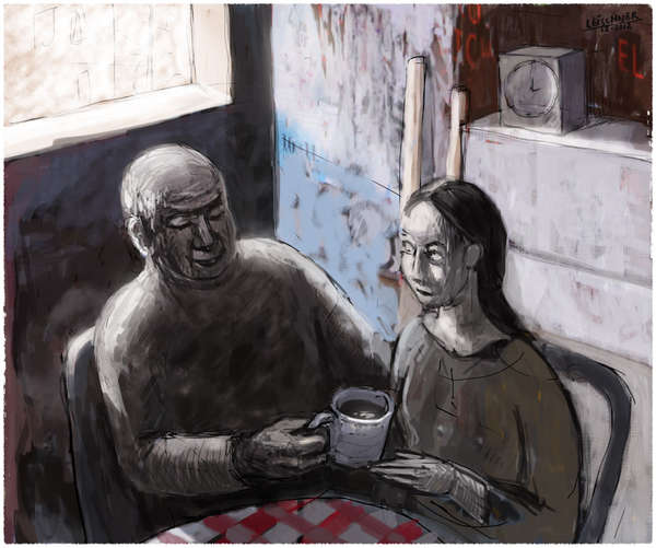 Kaffee in der Küche