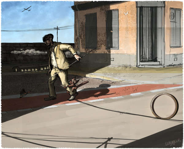 vergrößern Fahrradweg