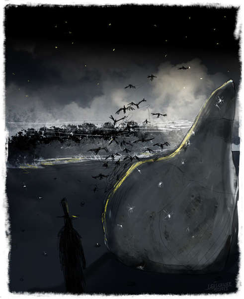 vergrößern Schwarm