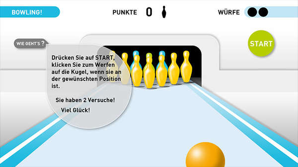 vergrößern Das BASE Bowling-Spiel