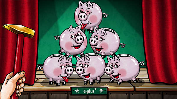 vergrößern Das E-Plus Weltspartag-Game