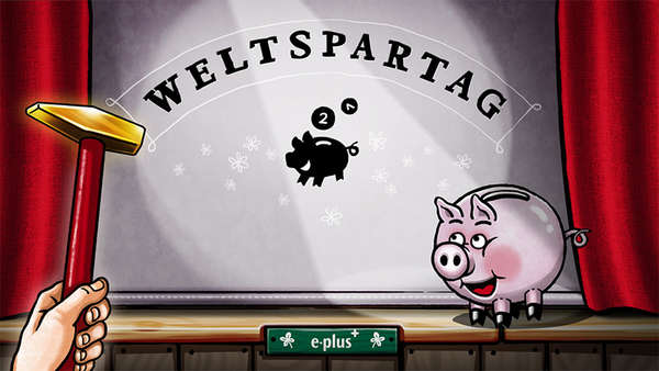 vergrößern Das E-Plus Weltspartag-Game