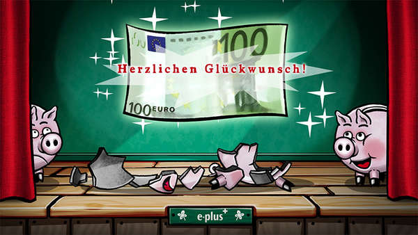 vergrößern Das E-Plus Weltspartag-Game