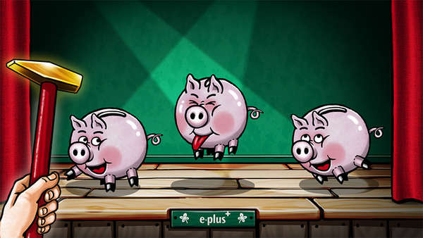 vergrößern Das E-Plus Weltspartag-Game