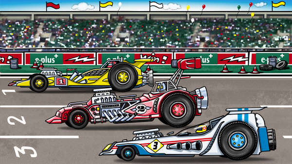 vergrößern Dragster (Version E-Plus)