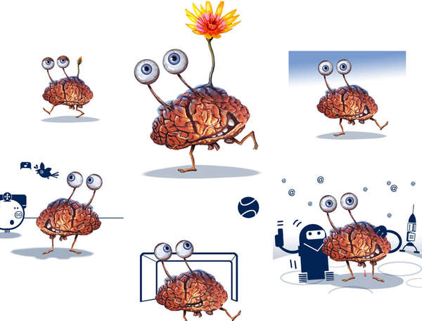 vergrößern Hirni Zwei