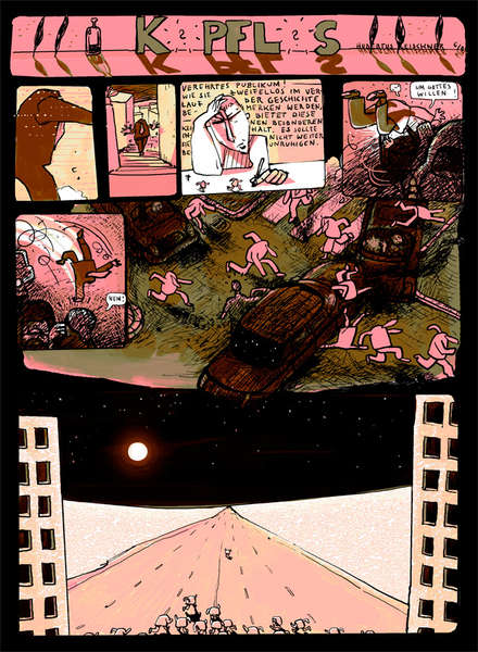 vergrößern Kopflos