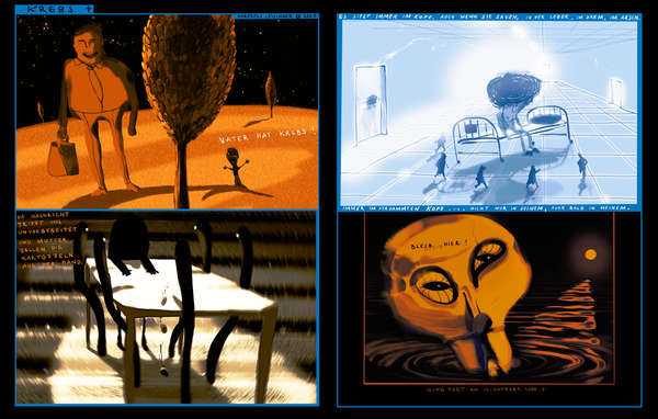 vergrößern Vater hat Krebs