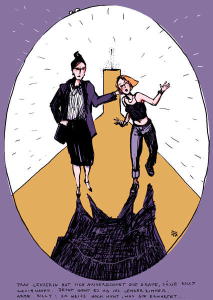 vergrößern Arme Zillys Schuhprobe